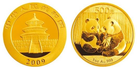 2009年熊猫金币