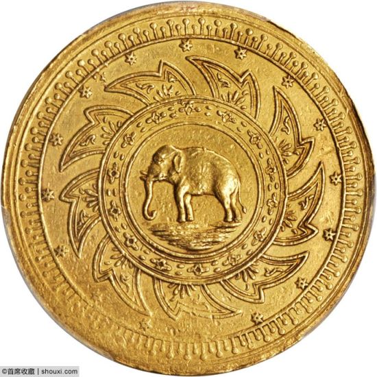 PCGS Genuine的1864年2铢银币金样