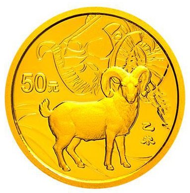 3.110克(1/10盎司)圆形精制金质纪念币背面图案