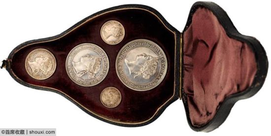 1868年香港精制试铸样币一套5枚