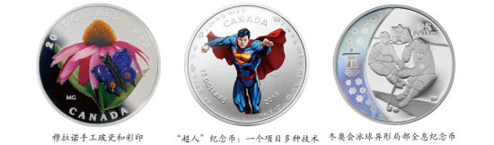 不同工艺纪念币