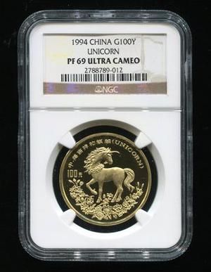 1994年麒麟1盎司精制金币