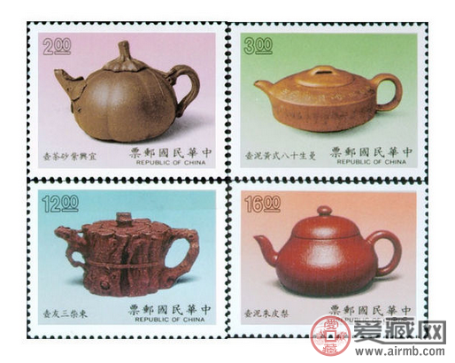 “曼生十八式”紫砂壶邮票