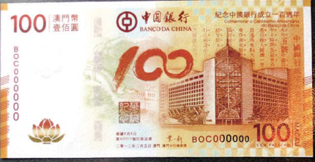 港澳中银纪念钞