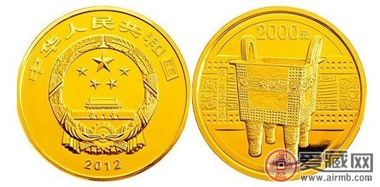 中国青铜器金银币5盎司金币