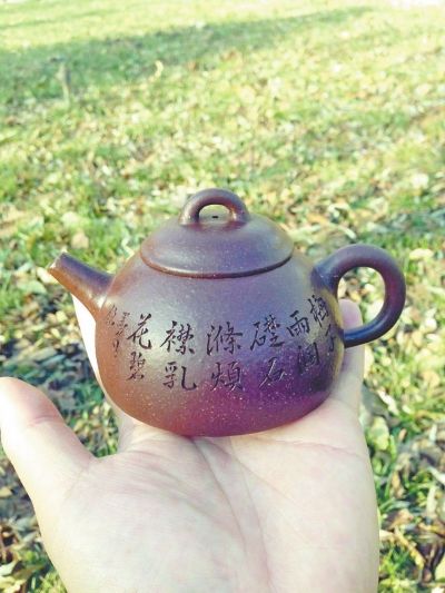 壶友刘晖所养的半瓢壶