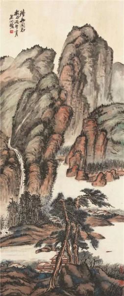 朱屺瞻(1892-1996) 溪山居图
