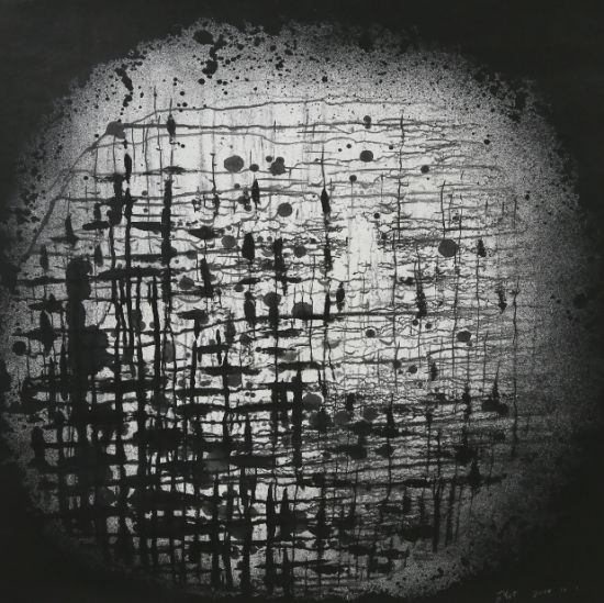 尚春 《时间维度》97cm×97cm