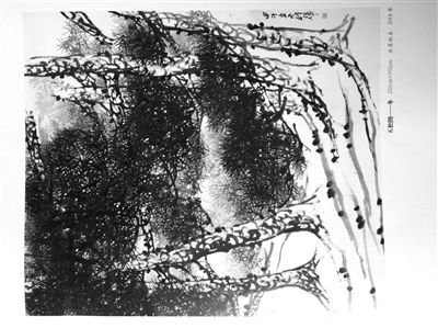 马锋辉的作品《五松图——冬》