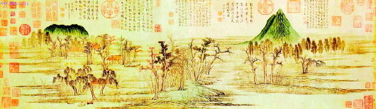 当年,赵孟頫把华不注山与鹊山的位置画反了—— 被纠过“错”的鹊华丹青图