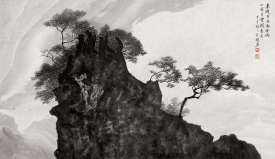 《东边日出西边雨》 56×97cm 2014