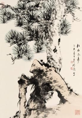车鹏飞(1951年—)松石图