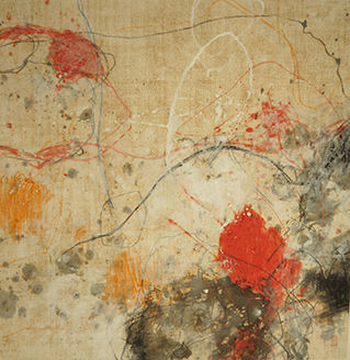 《朋友圈》系列1纸本综合材料 68×68cm 2013