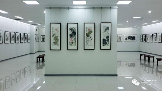 张守玉画展在河北省美术研究所展览现场