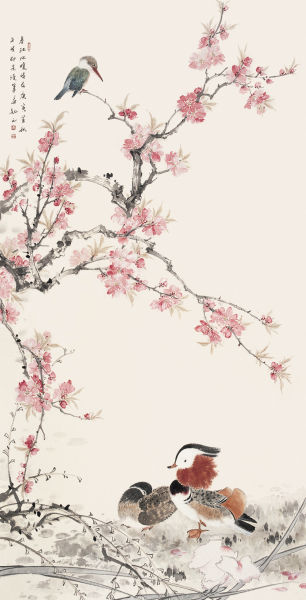 春江水暖68cmx138cm 2010年