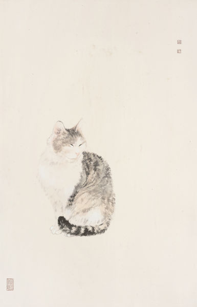 猫 42cmx68cm 2012年