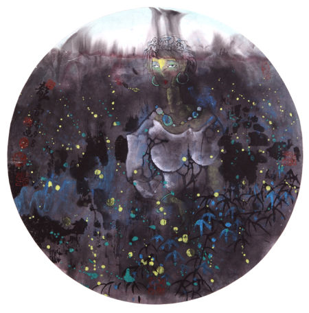 人物—清夏 50cmX50cm 1998 吴龙春