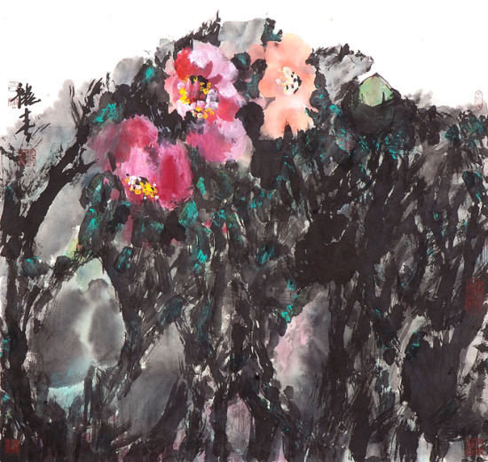 富贵系列之三 2006年 68x68cm 吴龙春