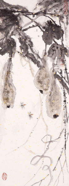 秋润 136x34cm 2011年 吴龙春