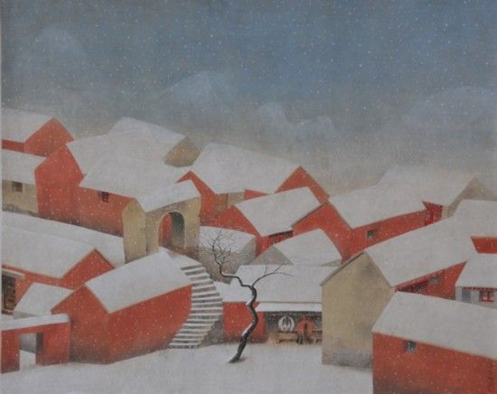 　余启平《初雪》