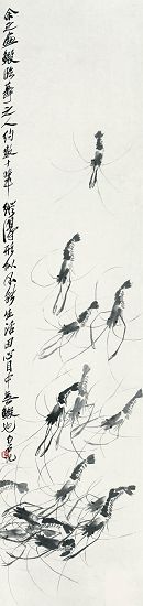 齐白石《虾图》