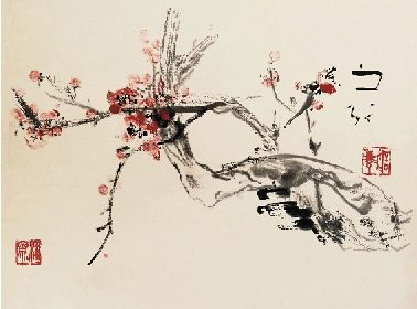 图6 署名李苦禅作品