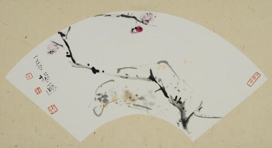 一音禅师指画《梅花》