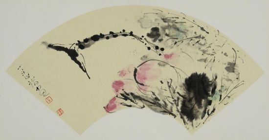 一音禅师指画《梅花》