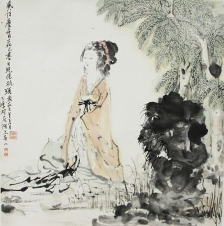 盛天晔 尘香倦梳 1万2起拍