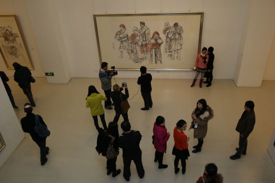 画展现场