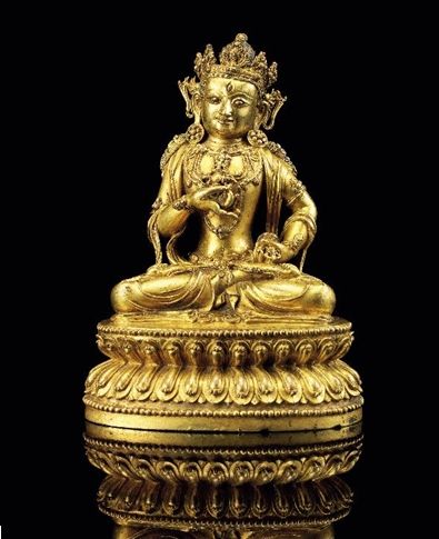 明永乐“铜鎏金金刚萨埵菩萨” 成交价：862.5万元