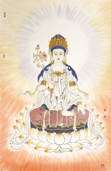 孟刚作品 南无大慈大悲观世音菩萨 