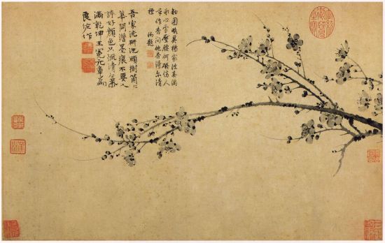 元 王冕 墨梅图卷