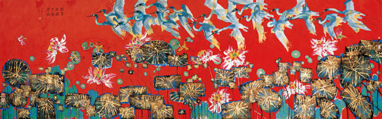 朝发辰阳夕宿苍梧-200cm×632cm-2007年