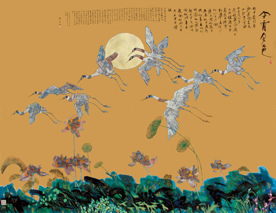 今宵月色-385cm×505cm-2010年