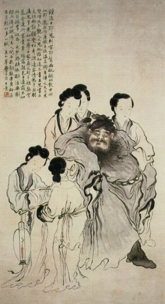 图8 王素《钟馗图》 上海博物馆藏