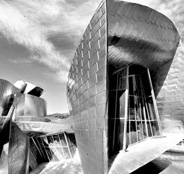 图片作者：姜锡祥 图片说明:毕尔巴鄂古根海姆美术馆奇特的天窗