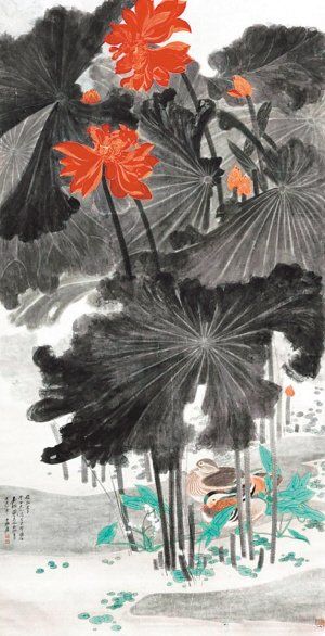 2011年5月31日，张大千作于1947年的设色纸本立轴《嘉耦图》以1.9106亿港元(折合人民币1.58亿元)成交，创其作品的世界拍卖纪录。
