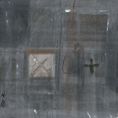 墨象·马勒系列之三 李庚 69×69CM 纸本水墨 2014年