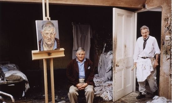 大卫霍克尼和他的自画像