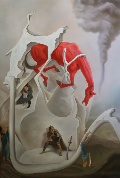郭强 《丢失的马》 120cm×80cm 布面油画 2014年