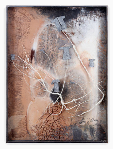 图一：Anselm Kiefer/安塞尔姆o基弗 耶稣家谱 综合材料 200 x 150 cm 2006