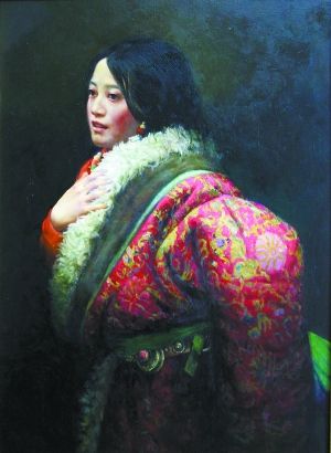 李汇洋作品《心的方向》 　　100cm×73cm 布面油画 2013年