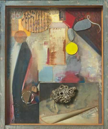 《Irgendetwas mit einem Stein》，1941-4 © Kurt und Ernst Schwitters Stiftung, Hannover, Sprengel Museum Hannover/ DACS 2012 供图