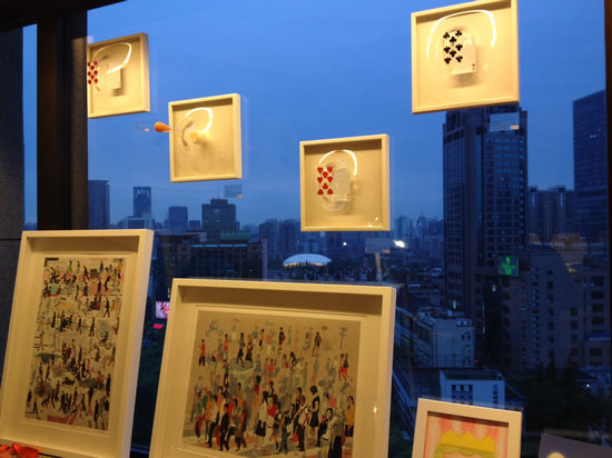 5月18日开幕的上海城市艺术博览会，把艺术品搬到了酒店房间中展示，以期有突破。