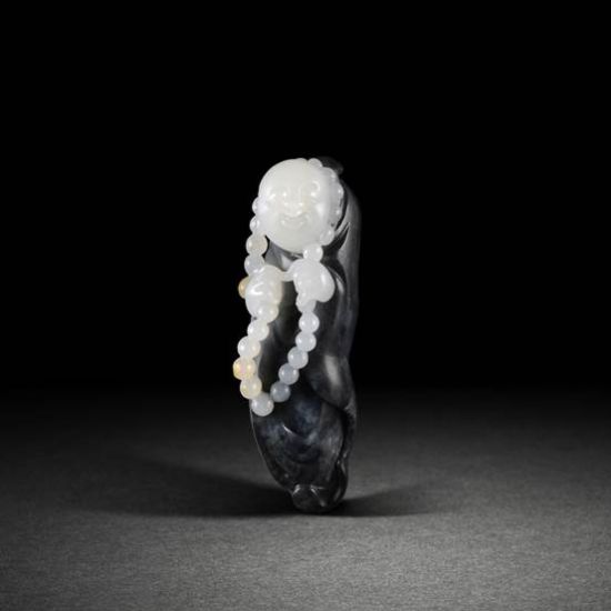 　　00860 徐志浩 和田青花籽料佛挂件