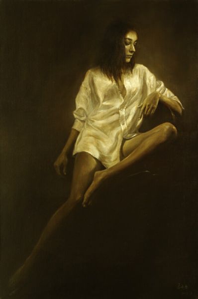 《晨曦》尺寸：100x150cm 材料：布面油画 2013