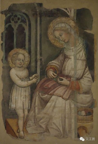 无名氏壁画，藏于佛罗伦萨圣十字大教堂