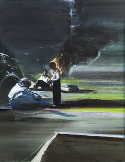 贾蔼力 星尘隐者 布面 油画 70×54cm