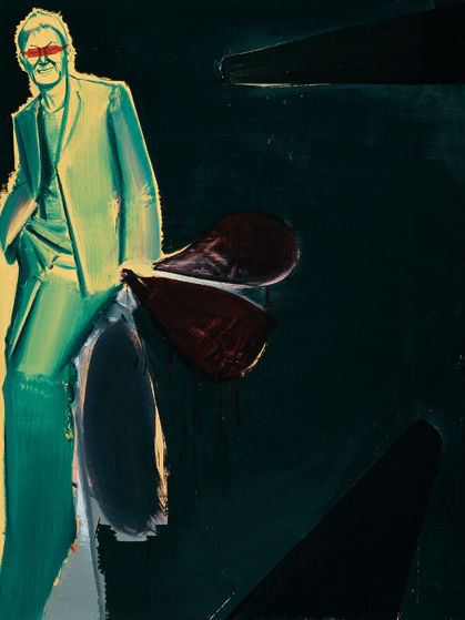 马轲 盲 布面 油画 200×150cm